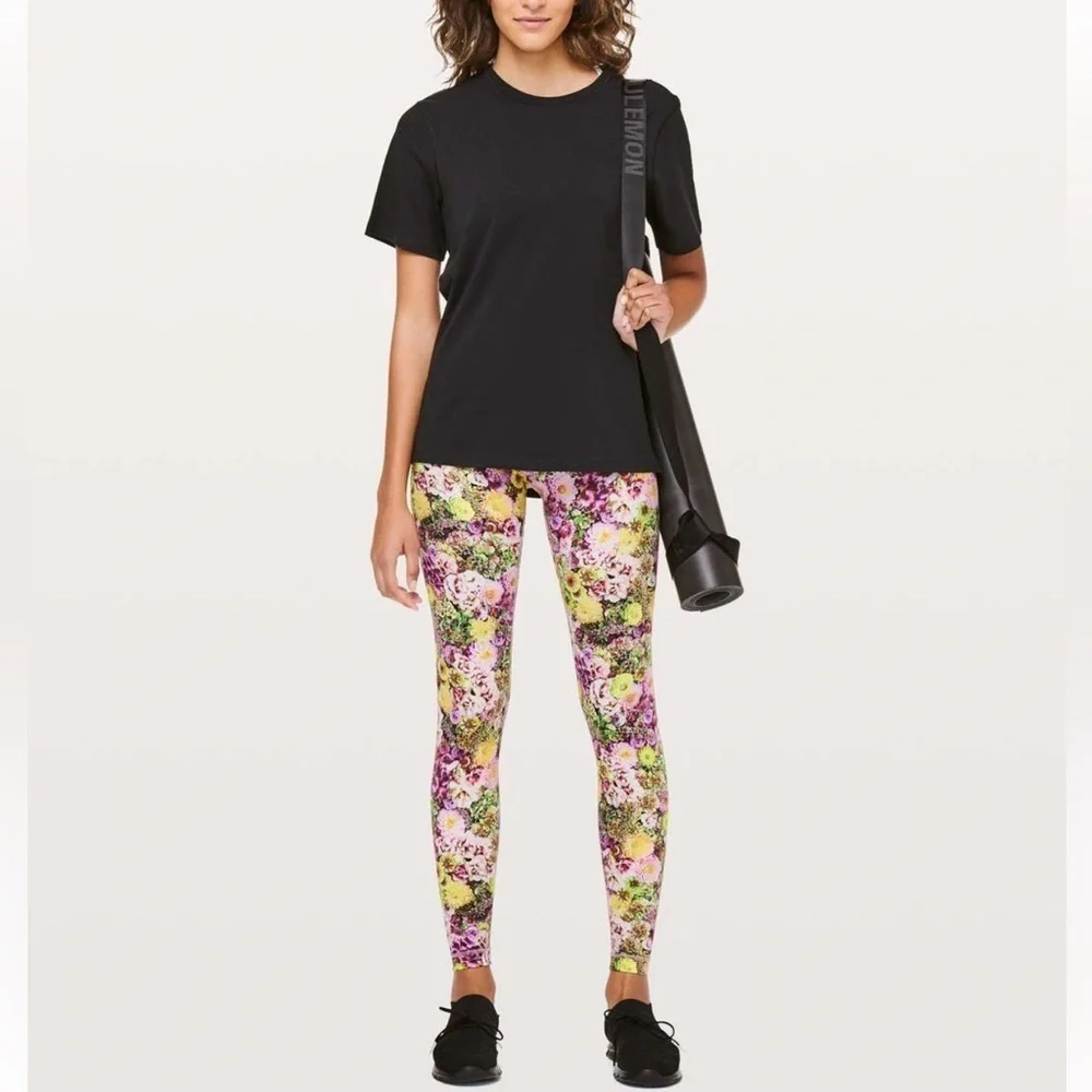 Lululemon Floral Wunder Under High Rise Leggings Size 4